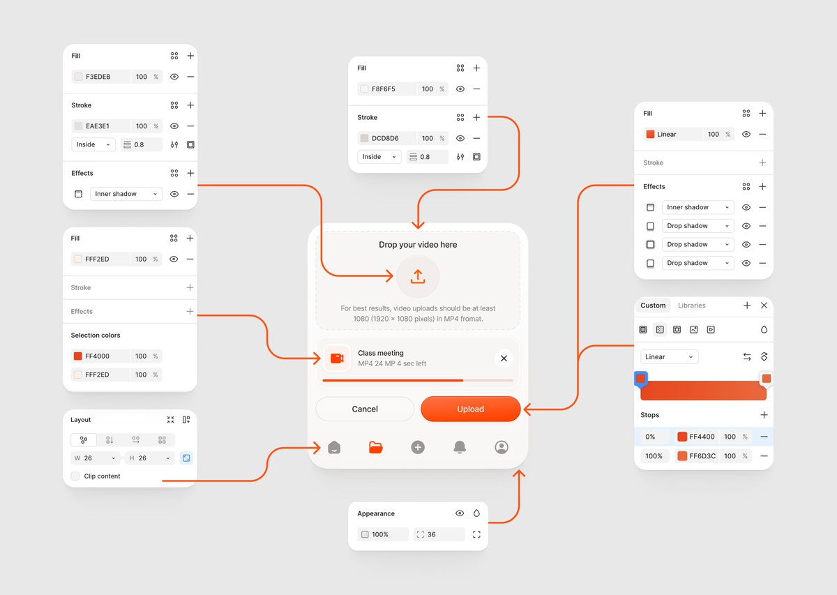See how i create clean ui