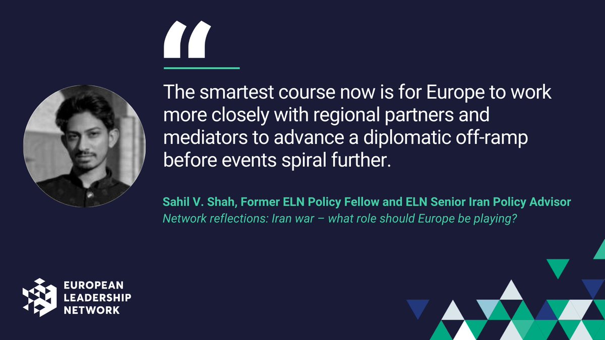 European Leadership Network (ELN) tweet media