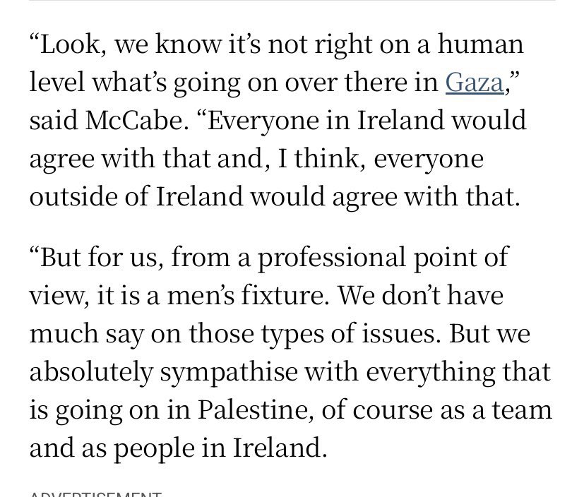 KatieMcCabePR's tweet photo. That’s our Captain🫡☘️
Katie McCabe via @IrishTimes https://t.co/aATttTzbGo