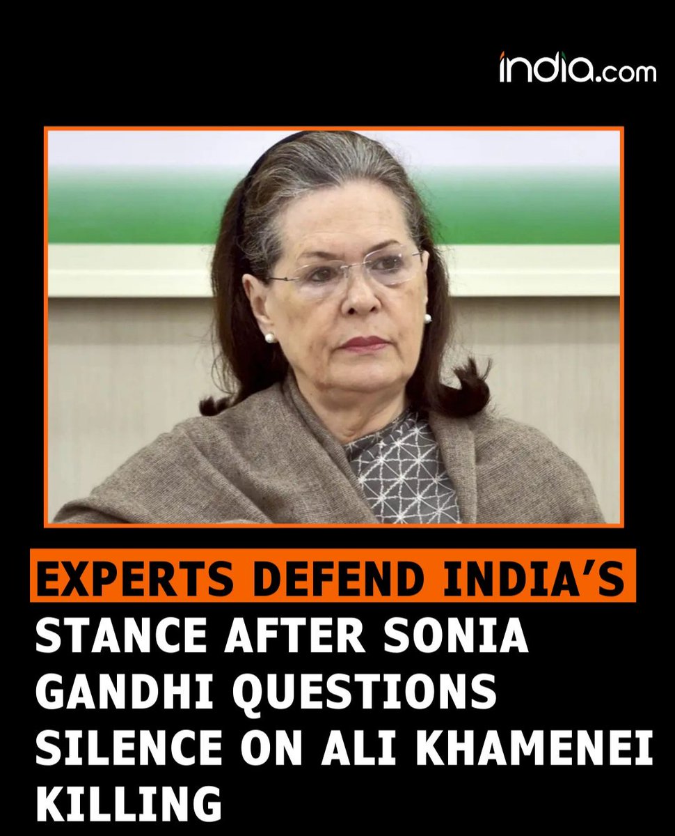 Why is the Central Government silent on Khamenei’s death? What has happened to India’s foreign policy? - Sonia Gandhi asks.

When Hindus are killed by religious fanatics inside India, or Hindus are targeted in Bangladesh or Pakistan, has Sonia Gandhi ever raised questions then?