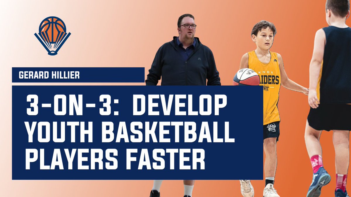 BBallImmersion's tweet photo. What if the fastest way to develop youth players isn’t more drills — but more 3-on-3?

FIBA 3x3 Head Coach @HillierGerard provides practice examples of how small-sided games accelerate decision-making, spacing awareness, and real basketball IQ.

https://t.co/IHTAjy43QI https://t.co/jMQJyMcS6L