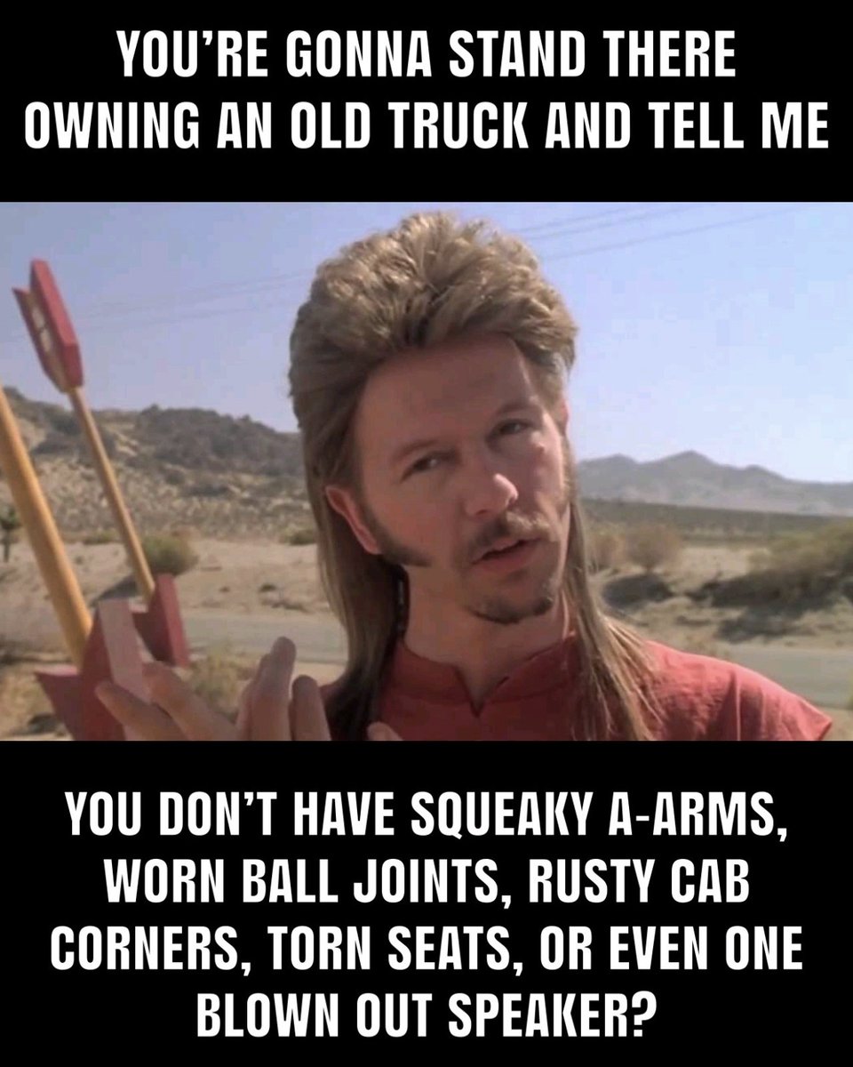 Yup! Because you ordered replacements from #LMCTruck!