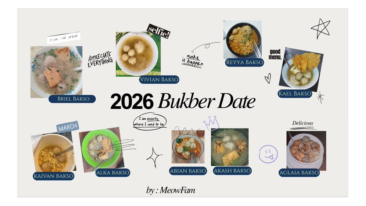 Bukber date menu BAKSO with Meowfamsss <a href="/meowvelouss/">𝐌𝐞𝐨𝐰𝐯𝐞𝐥𝐨𝐮𝐬 ♡</a> 😍💕

Kalian suka bgt iyh sama bakso gaes? <a href="/chexerful/">Briel.</a> @annbluuu <a href="/gooadly/">Kaeldrith.</a> <a href="/janariverse/">Janari.</a> <a href="/bestbianc/">Bian</a> <a href="/akvsh_/">Akash</a> <a href="/romainetsierra/">Ag. Sierra ── .✦</a>