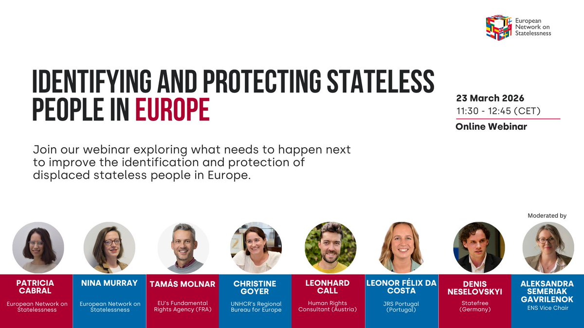 European Network on Statelessness tweet media