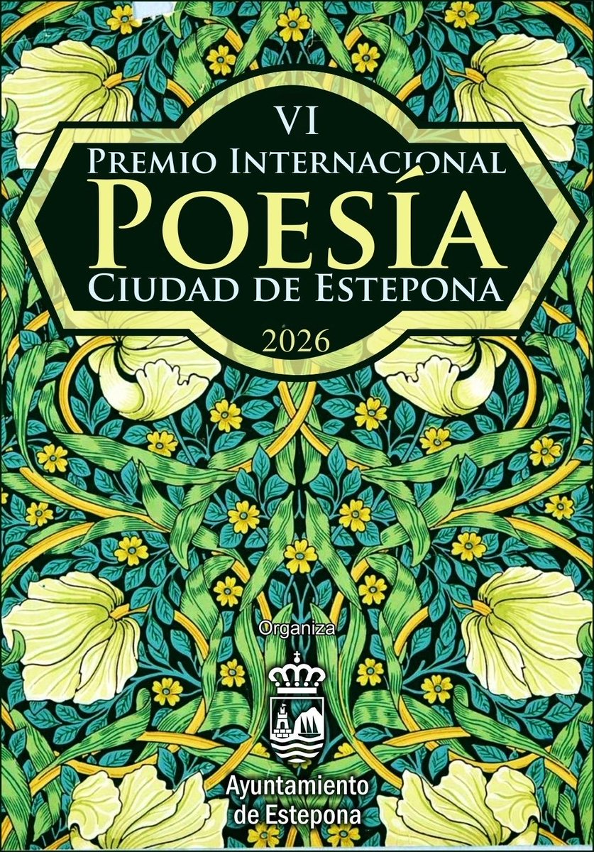 PreTextosLibros's tweet photo. 📚 ¡Atención poetas! Convocado el VI Premio Internacional de Poesía «Ciudad de Estepona» (@AytoEstepona), que pretende incentivar la creación literaria en español. 🏅 ¡Plazo abierto para presentar obras hasta el 20 de marzo de 2026! 🪶

ℹ️ Bases: https://t.co/y4SFQPnMUM https://t.co/MO0AzaW5IW