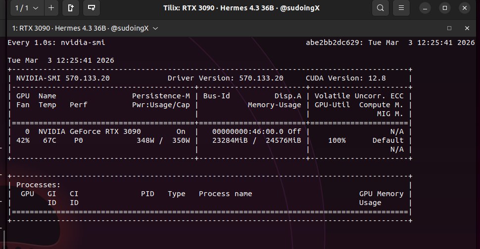 testing hermes 4.3 36B through opencode harness. 24GB VRAM. 22K usable context. within 10 tool calls it hit the wall.

the model is 21.8GB at Q4_K_M. on 24GB that forces 32K context for usable speed. but the agent eats 10K tokens for system prompt and tool definitions. leaves 22K