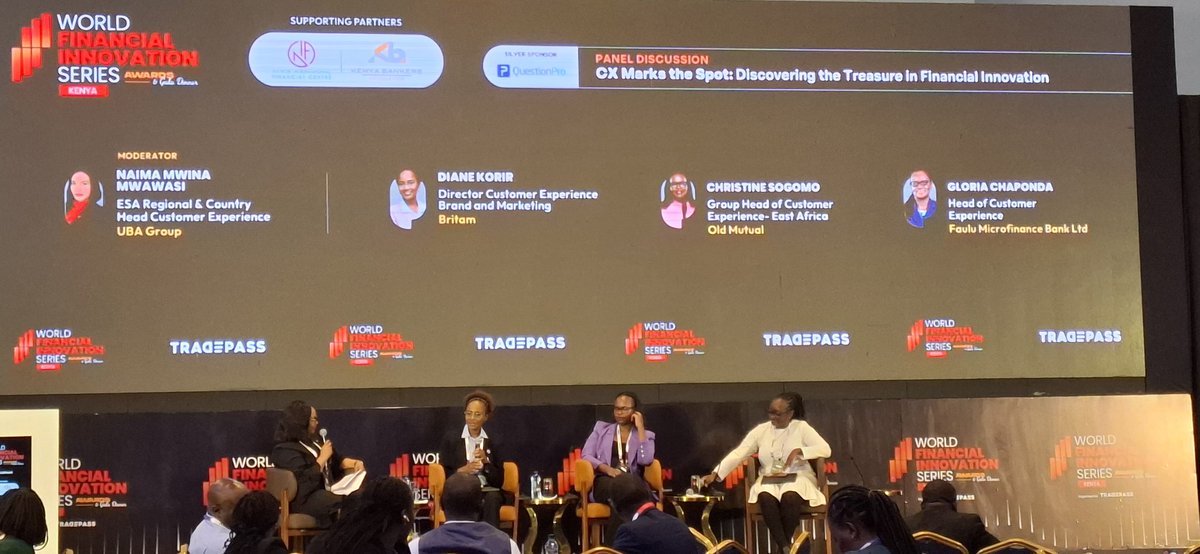 mungaimbugua's tweet photo. "CX Marks the Spot:Discovering the Treasure in Financial Innovation". 
#W2K @Tradepassglobal
#WFISKenya #WFISKenya2026 #FintechEcosystem #BankingLeader #FutureOfFinance https://t.co/IUMglQnhkn