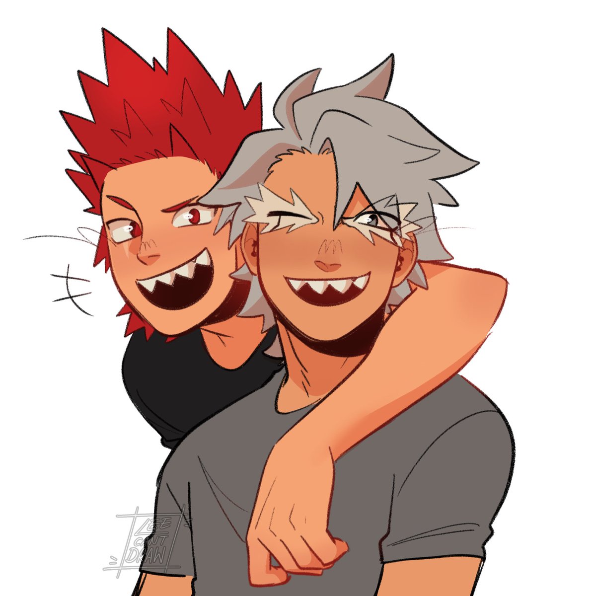 leecantdraw's tweet photo. Brothers from another mother
#kirishima #tetsutetsu https://t.co/cmuaY5oVSz