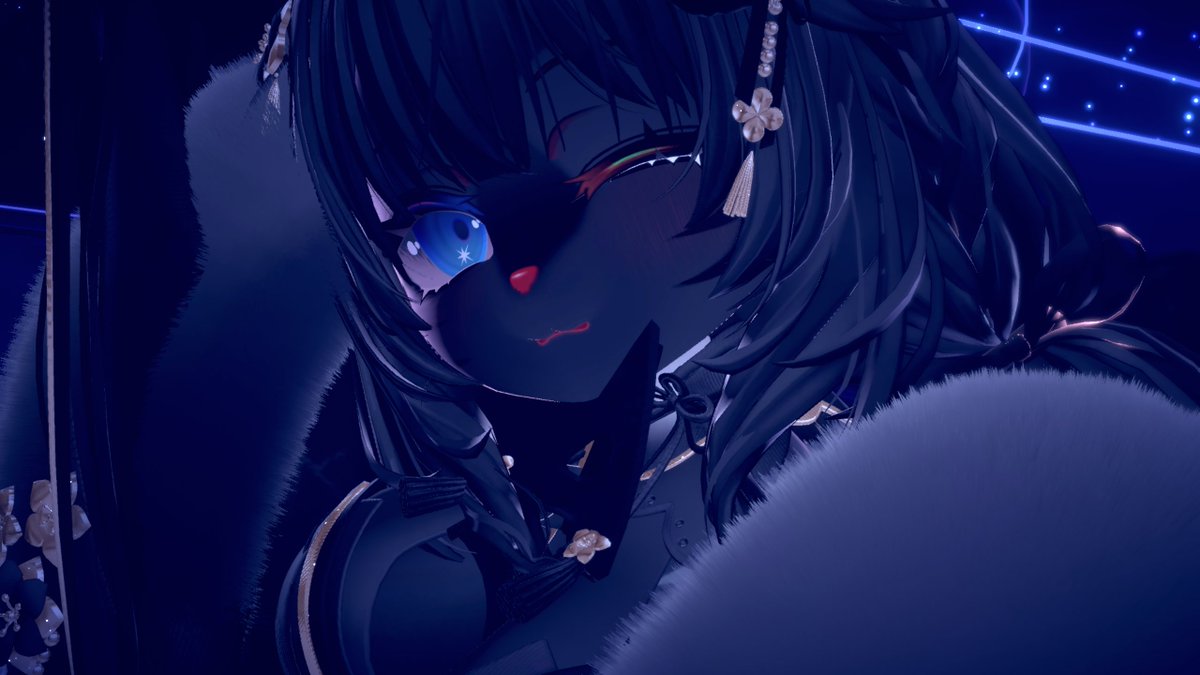 NaoyaVRC's tweet photo. #VRChat #Lantine MMD전용 흑구미호 란티네 완성 https://t.co/E5ySLPrgwf