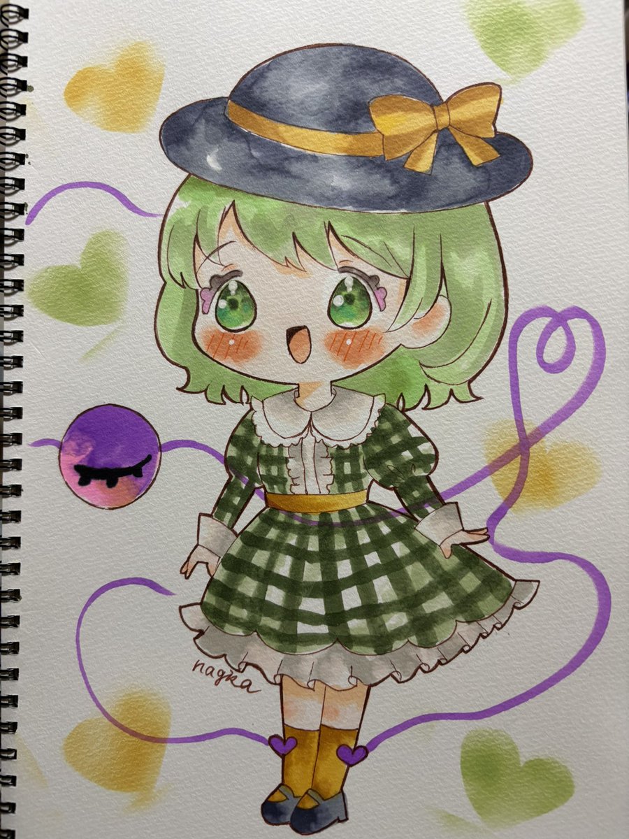 #古明地こいし　
こいしちゃん💛💚