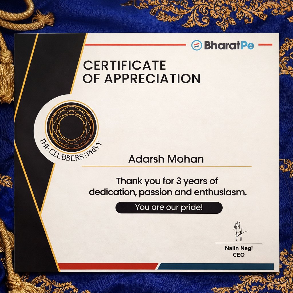 3 years at @BharatPeIndia!

Moving from speed and instinct-led execution to structured processes wasn’t easy, but it helped me grow.

Built across payments, lending, credit, rewards, and investments. Thankful to all who’ve been part.

Here’s to building with even more heart🚀🚀🚀