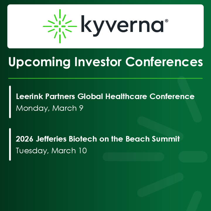 Kyverna_Tx's tweet photo. Join Kyverna at #Leerink Partners Global Healthcare Conference and #Jefferies Biotech on the Beach Summit to hear our latest company highlights. Learn more here: https://t.co/JeV7tZT9v1 https://t.co/9MxtEcgZBQ