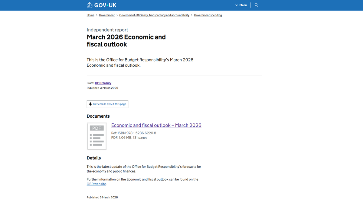 Office for Budget Responsibility tweet media