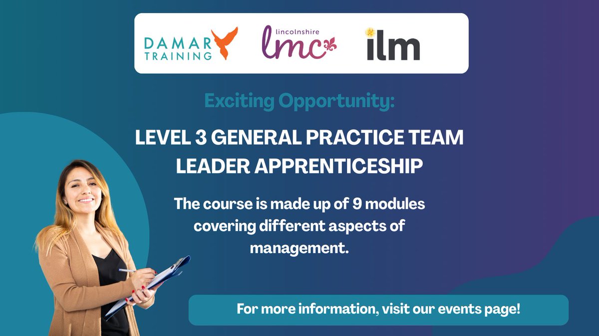 Level 3 Team Leader &amp; Level 5 Operations Manager apprenticeships are now open - lincslmc.co.uk/p-category/eve…

With possible future changes to government funding for management programmes, this may be one of the final opportunities to apply. 

Contact info@lincslmc.co.uk.
