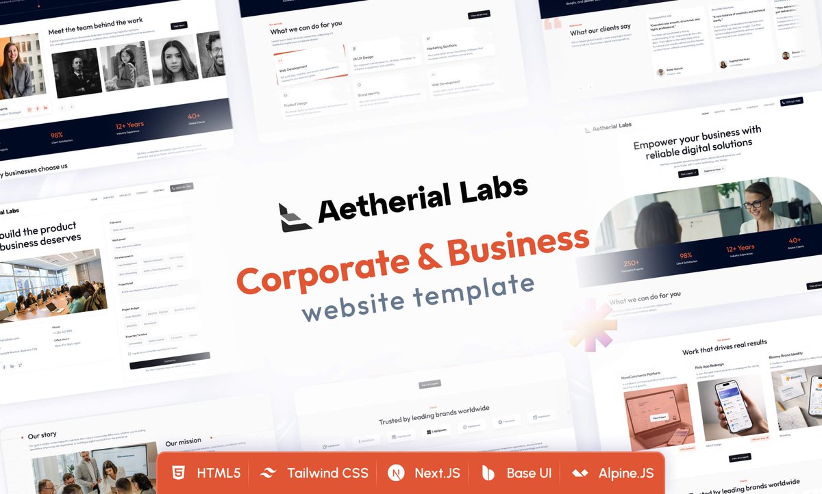 sbthemes_com's tweet photo. 🔥 New Template Drop!

𝐀𝐞𝐭𝐡𝐞𝐫𝐢𝐚𝐥 𝐋𝐚𝐛𝐬 - a high quality, modern website template crafted for performance and style.

Premium layout. Clean UI. Smooth experience.

#Frontend #NextJS #TailwindCSS #WebTemplates #BusinessGrowth #FREE https://t.co/W5ii0MQQF7