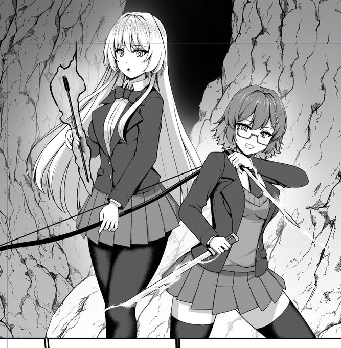 支援サイト用退魔漫画を描いています2
絶対負けないが既に1人剣士ではない 