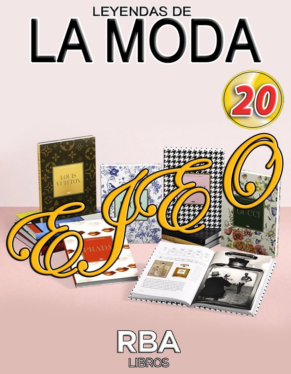 distribuidoejeo's tweet photo. Ya tenemos a la venta el nuevo fascículo de la colección de "Leyendas de la Moda"
De $219.90 queda en $200
Fecha límite para recoger su producto, Sábado 07 de Marzo de 2026
#DistribuidoraEjeo #rba #leyendasdelamoda #leyendas #moda #modistas #diseñadores #gucci #prada #versace https://t.co/o9mqt64LlT