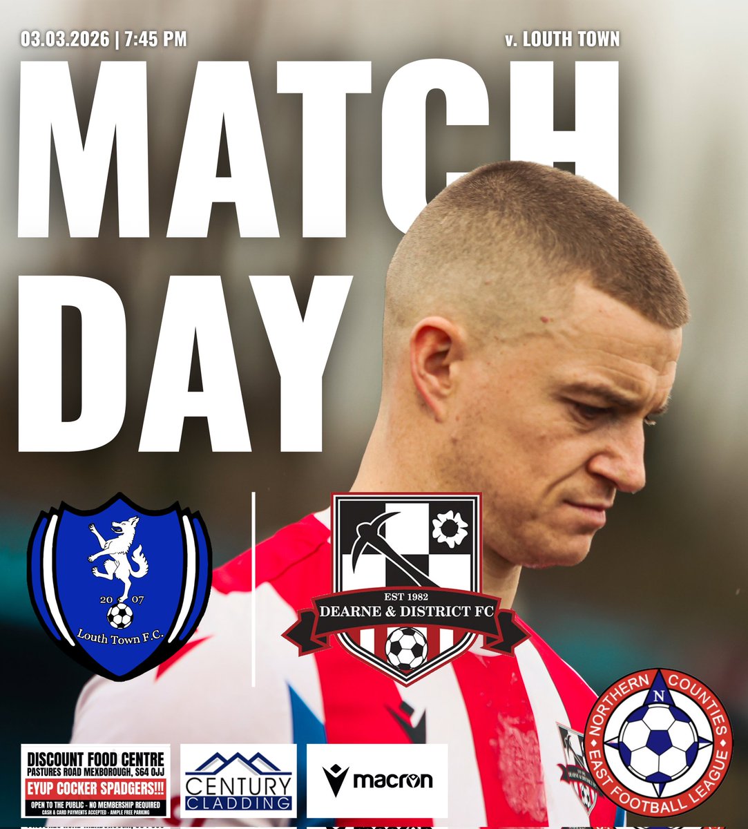 𝗠𝗔𝗧𝗖𝗛𝗗𝗔𝗬 

Oh, I do like to be beside the seaside........

COME ON DEARNE! 👊

🆚 | <a href="/LouthTownFC/">Louth Town FC</a>      
🏟️ | MKM Louth Stadium 
🕒 | 7:45pm

#wadadaw | 📷 Fin Wilford