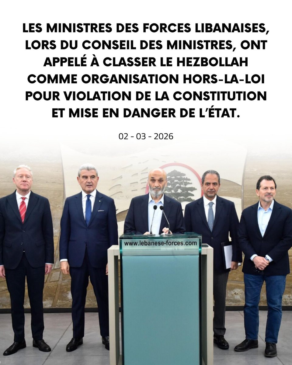 Forces Libanaises - France tweet media
