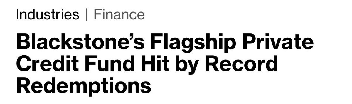are you paying attention yet?

the private credit collapse is starting and this doesn’t end well for any of us.