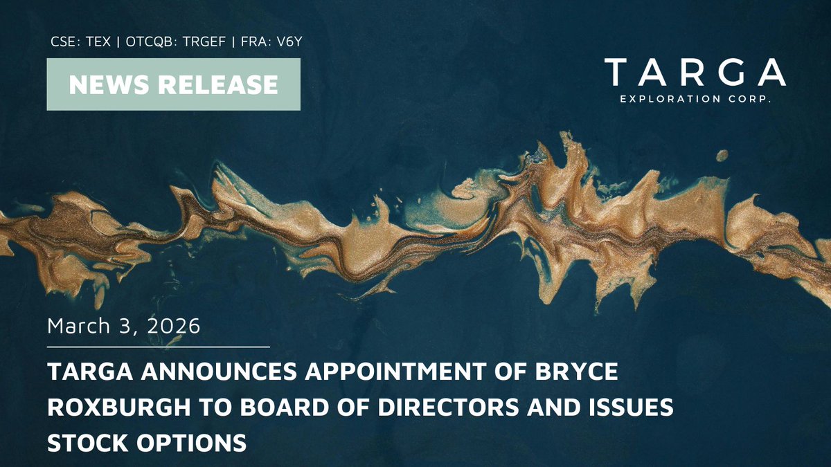 Targa Exploration Corp. (CSE: TEX | OTCQB: TRGEF) tweet media