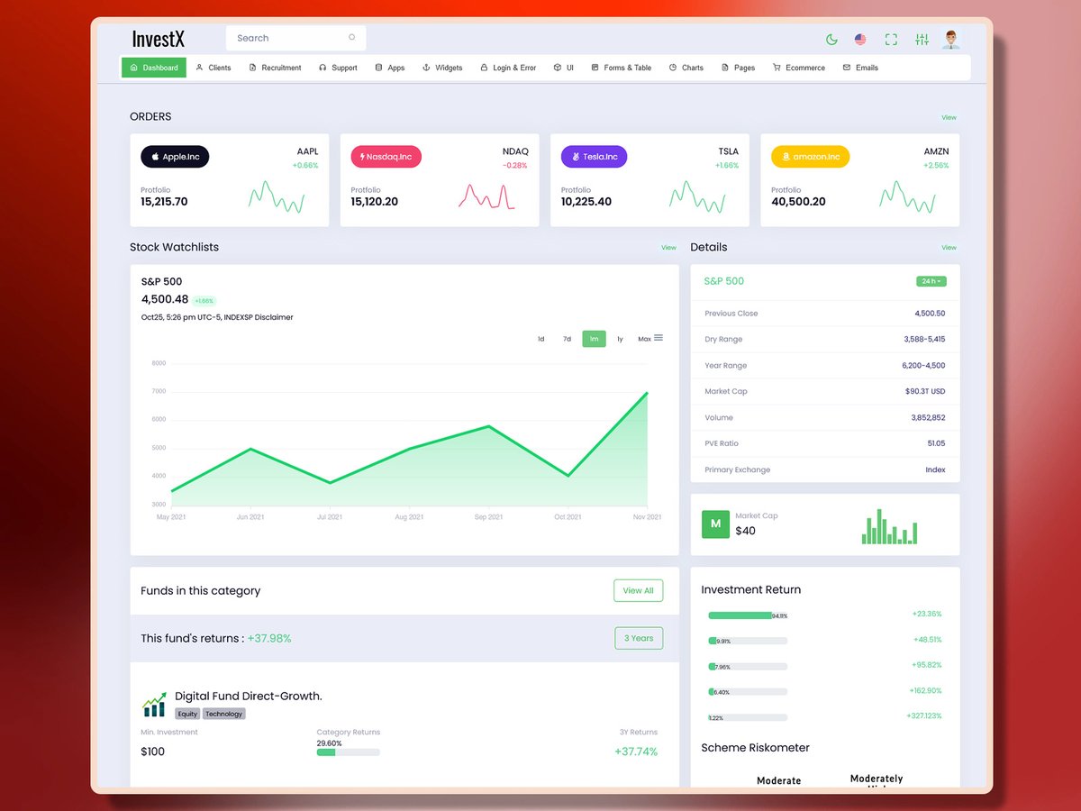 MultiStoreTheme's tweet photo. Investment Admin Dashboard – Smart Portfolio &amp; Finance Management 📈

Buy Now: https://t.co/8htOMuAQCD 

#InvestmentDashboard #FinanceAdmin #Bootstrap5Template #PortfolioManagement #RiskAnalysis #FinancialAnalytics #TransactionTracking #AdminUI https://t.co/GxEsA7CnLR
