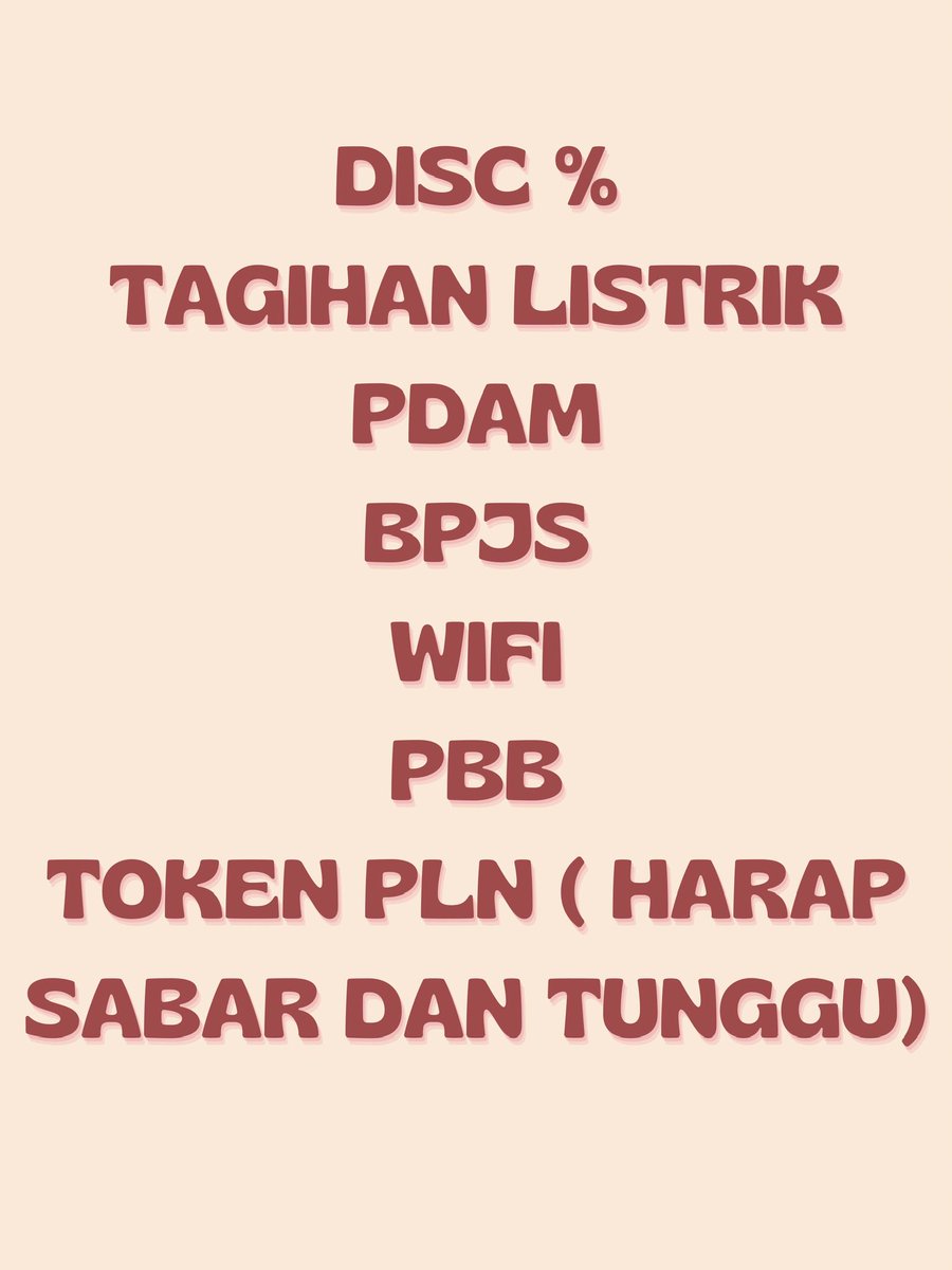 diskon all tagihan🍓 tweet media