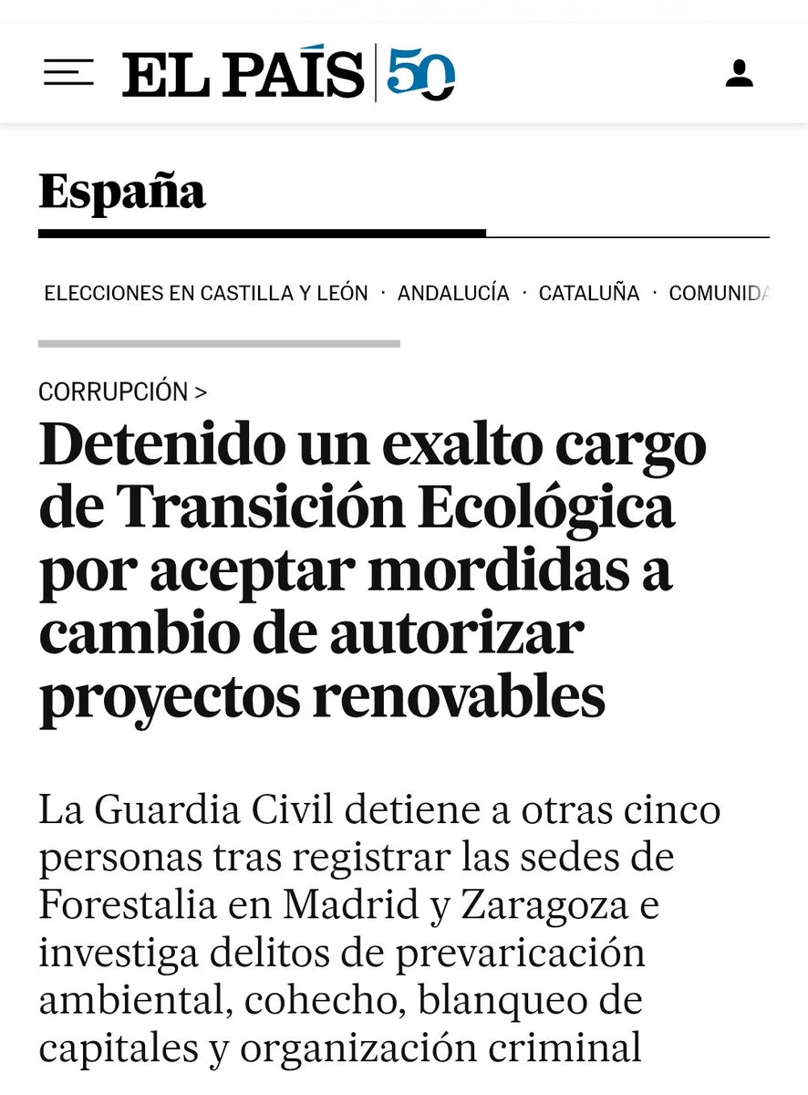 Esto es muy grave. Es la misma operativa que la Trama Eólica del PP en Castilla y León. Lamentablemente, estamos viendo casos de corrupción en el PSOE que son deleznables y alarmantes. En Podemos, cero casos de corrupción. Comparen y elijan. 👇‼️