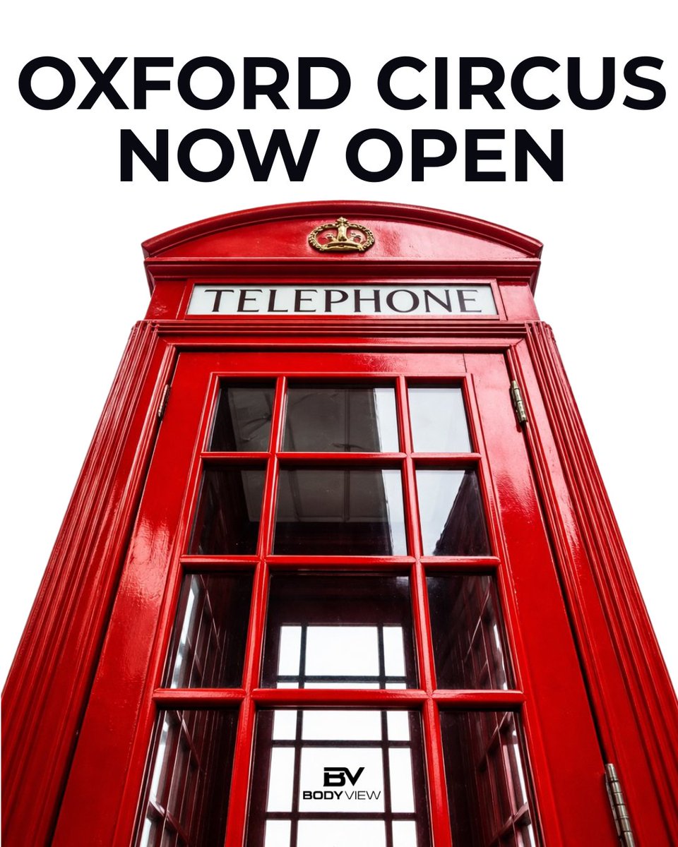 BodyViewUK's tweet photo. London calling ☎️

BodyView Oxford Circus is now open for booking 📅

More availability to the capital, same industry-leading quality 📈

Book now: https://t.co/lHK5Y7Pyau https://t.co/SrelIX0SBD