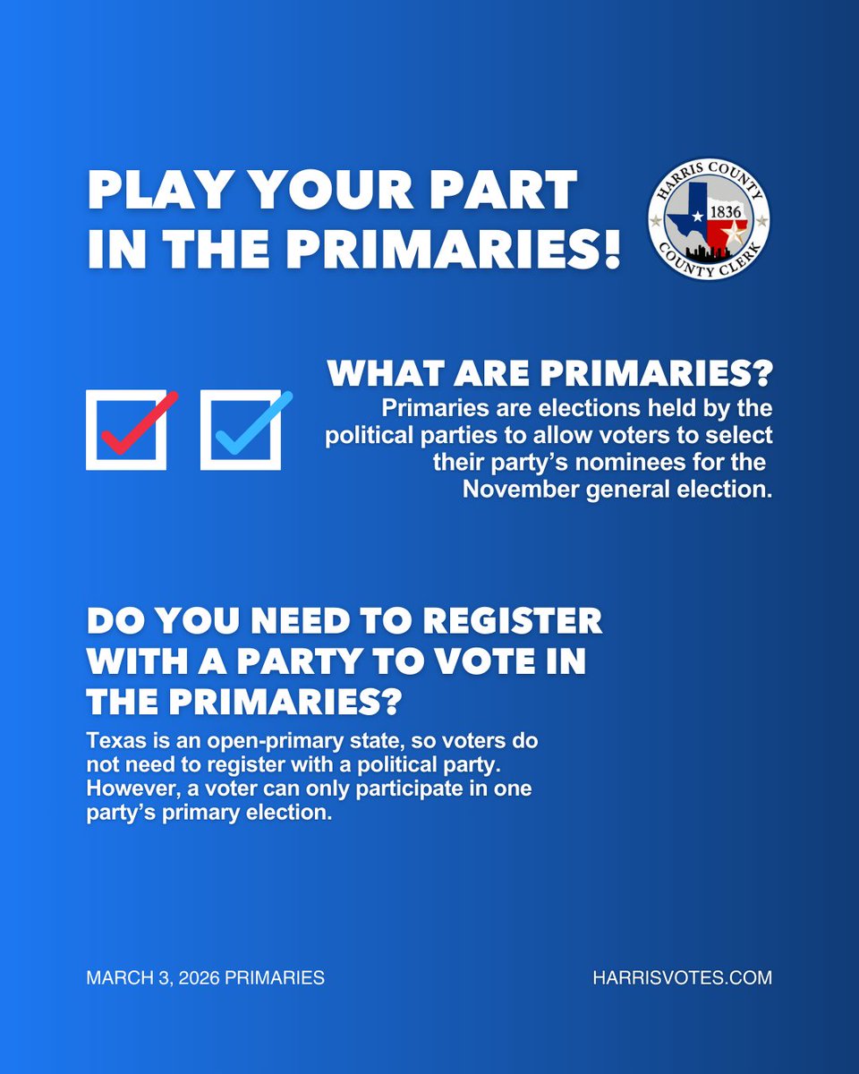 Harris County Elections Department tweet media
