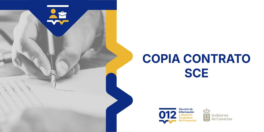 012Gobcan's tweet photo. 📑 Si necesitas una copia de tu contrato laboral, puedes solicitarla de tres formas⤵️
📌En la web ➡️https://t.co/uJEfpUNh4t (con certificado digital, DNIe o sistema Cl@ve).
📌En la oficina de empleo, con cita previa que te damos en el 012  
📌A través del  Registro General Electrónico➡️ https://t.co/Y7jJVGbH42