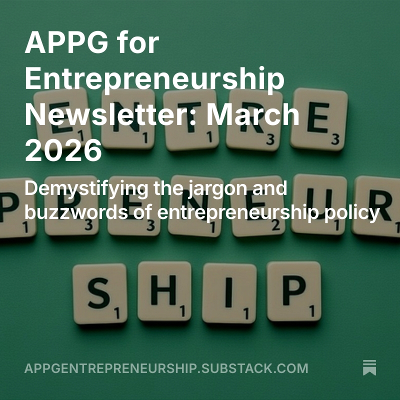 APPG for Entrepreneurship tweet media