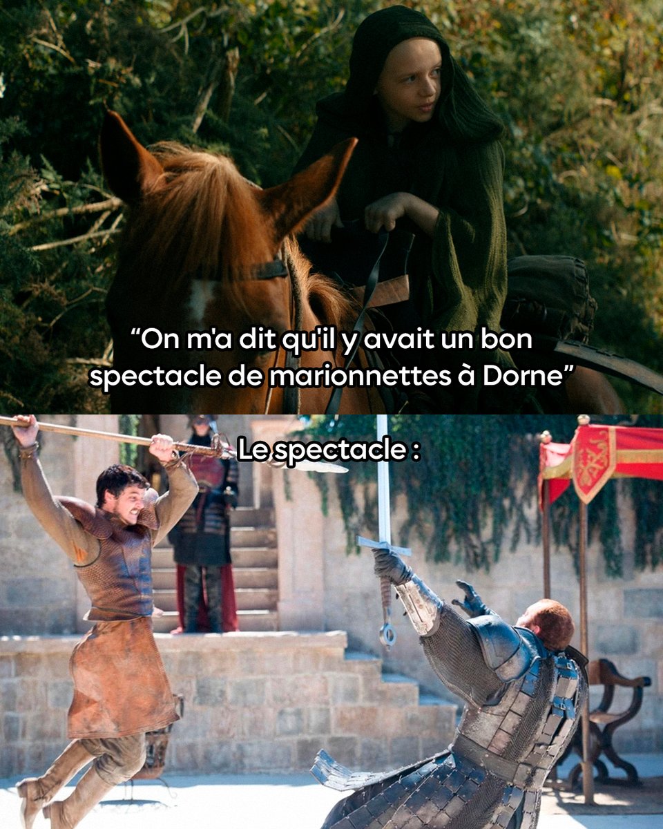 HBOMaxFR's tweet photo. Une expérience visuelle explosive ça c'est sur. 
#AKnightoftheSevenKingdoms et #GameofTrones sont disponibles sur HBO Max. https://t.co/X28PN9tAuu