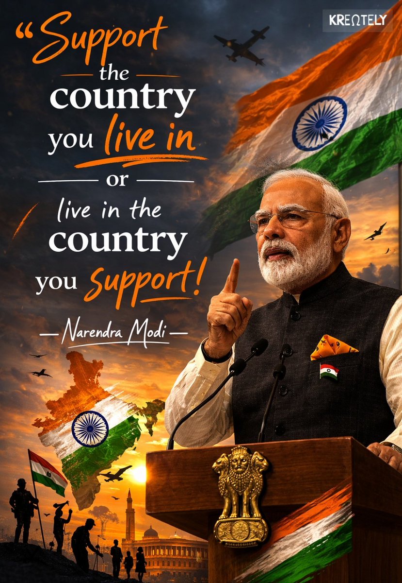 KreatelyMedia's tweet photo. भारत में जो देशद्रोही है उनकी __________. https://t.co/x7P5ueQYvC