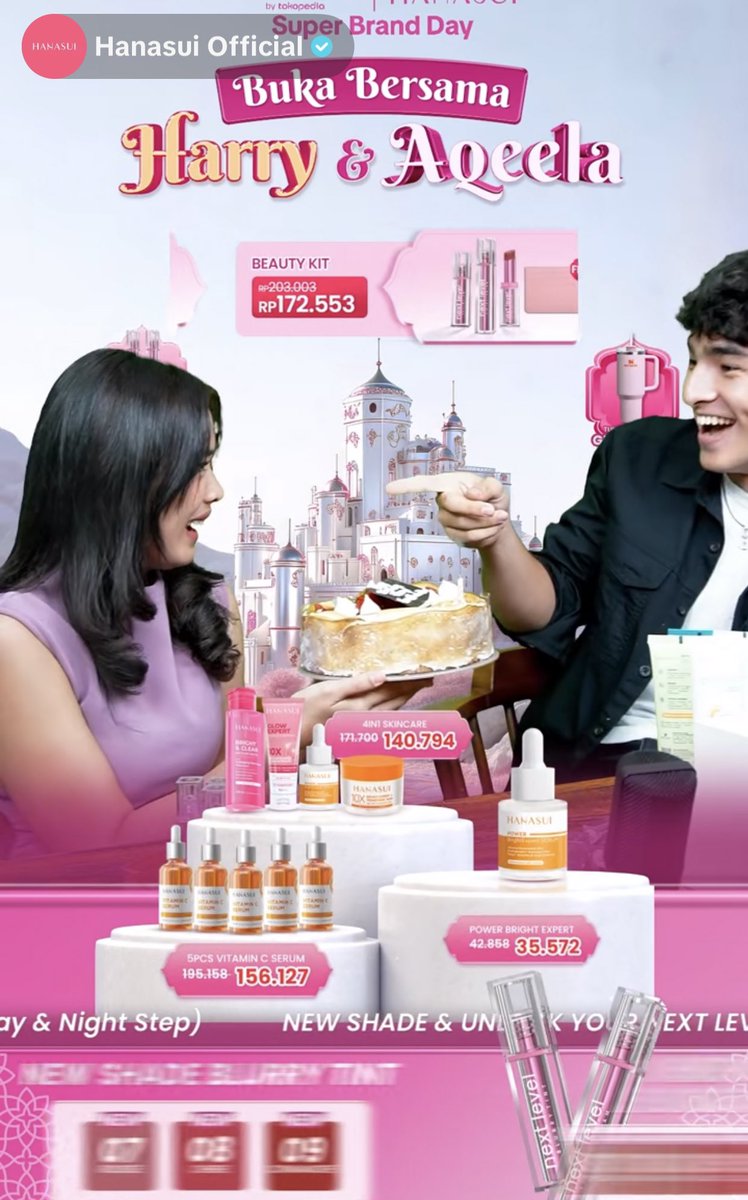 xoxofxngirl's tweet photo. makasiyyy ya hanasui dah ngajak harqeel live bareng hihiw ๐ฅฐ๐ซถ๐ป
HARQEEL WITH HANASUI
#HANASUIXHARQEEL
#NextLevelSeries #HARQEEL https://t.co/AdYOXDzAfV