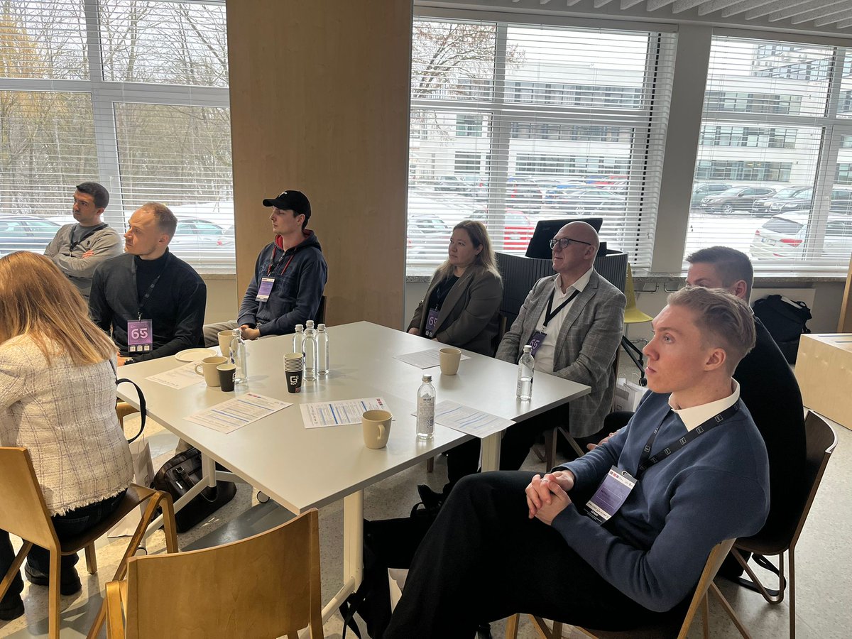 ENTRANTproject's tweet photo. Day 1 of our Long Term Training in Lithuania is underway! 🚀From ecosystem insights at Tech-Park Kaunas to hands-on workshops in Project Management &amp; Branding, startups from RO, HR, DK &amp; TR turned strategy into action.
Innovation. Collaboration. Growth. #Entrant #LTT #Startup https://t.co/8cgtaAzSVC