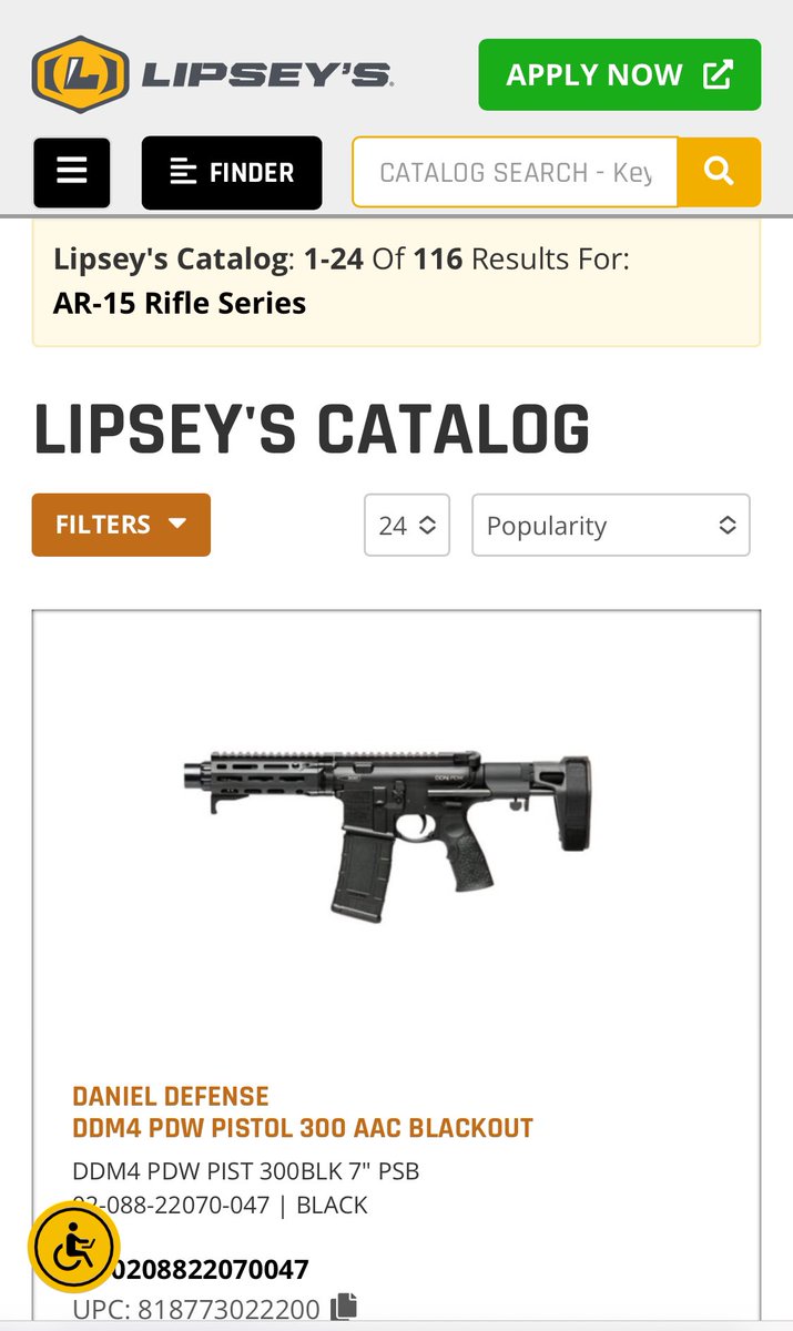 JeremyinBR's tweet photo. The original headline to this story said Lipsey’s Guns but they changed it because the company likes to publicly say it’s a “sporting goods wholesaler” when it’s actually the largest distributor of AR-15’s in the nation. https://t.co/85u4BbZToY