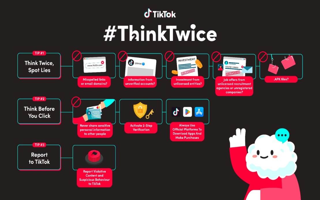 bernamadotcom's tweet image. #FikirDulu: Pencipta kandungan cetus gerakan cegah penipuan di platform TikTok 

bernama.com/bm/am/news.php…

 #BernamaNews #penipuan #Tiktok