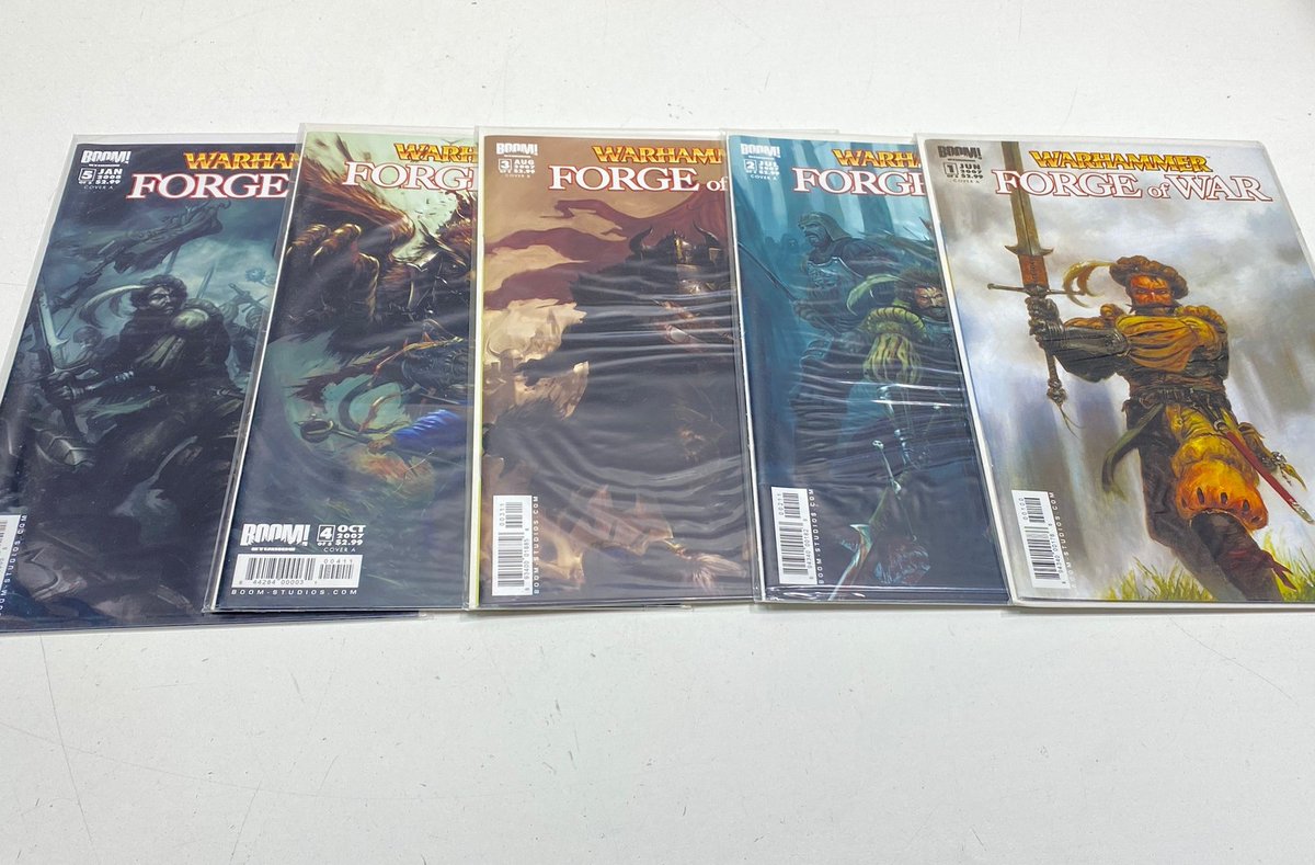 2007 Boom Warhammer Forge Of War Issues 1-5 Comic Book Bundle  
🔗 ebay.com/itm/2675852492…  
 #ad