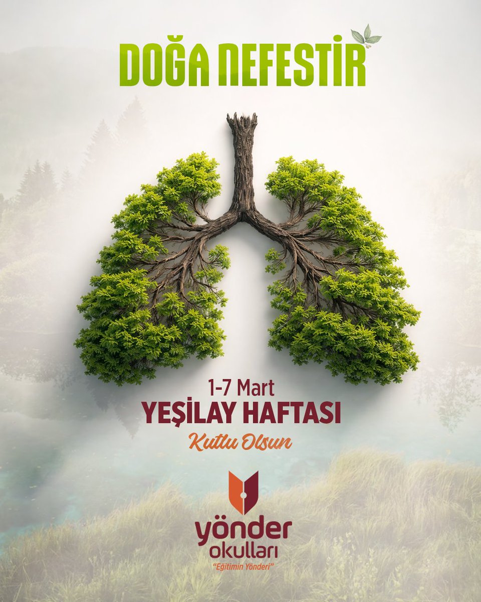 yonderokullari's tweet photo. 🌿 1–7 Mart Yeşilay Haftası 🌿

Sağlıklı bir gelecek, bilinçli bireylerle başlar.
1–7 Mart Yeşilay Haftası’nda; bağımlılıklara karşı farkındalığın, sağlıklı yaşamın ve güçlü iradenin önemini bir kez daha hatırlıyoruz.
#YönderOkulları #EğitiminYönderi #yeşilayhaftası https://t.co/ZlcldJXUXt