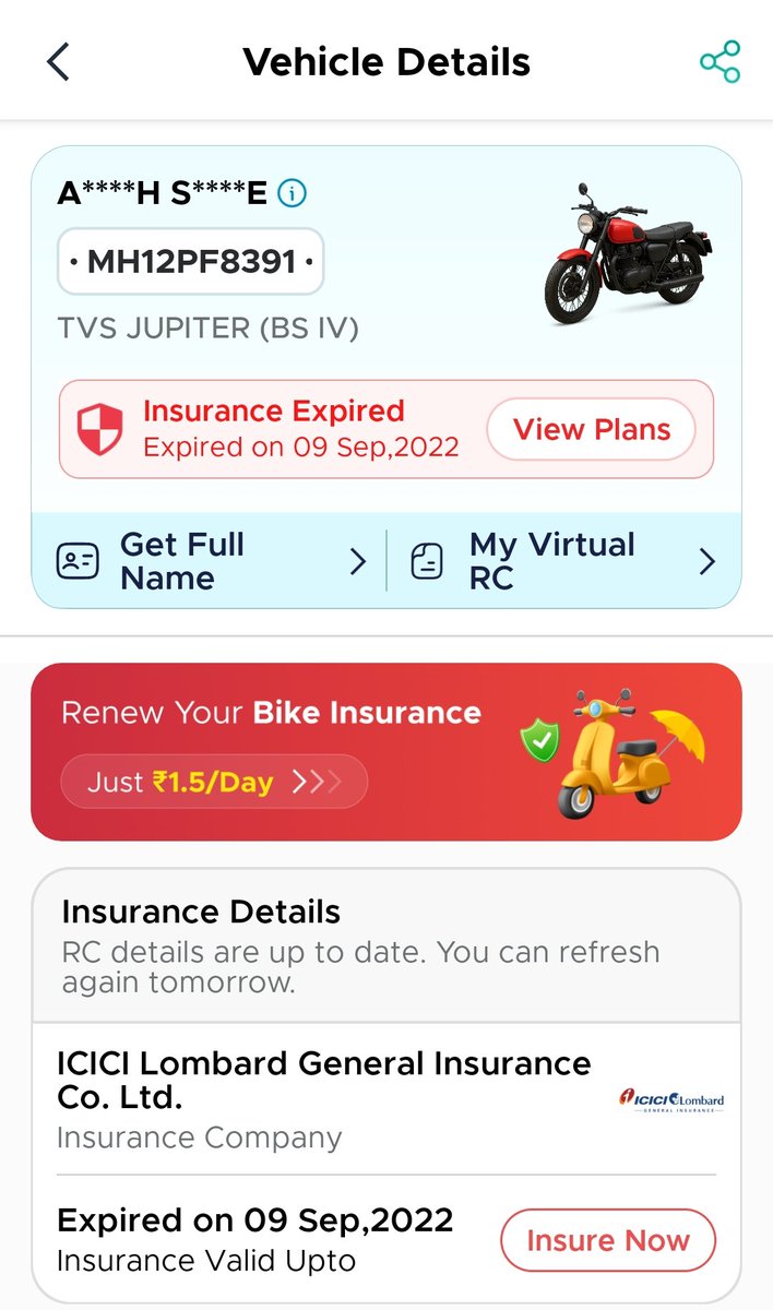 Tumpaji's tweet photo. @deepll358 @CMOMaharashtra @TrafficPUNE @CPPuneCity @PuneCityPolice @SmartPune @nachiket1982 @OfficeOfNG @Awhadspeaks It's a two wheeler https://t.co/KX75oHxtAp