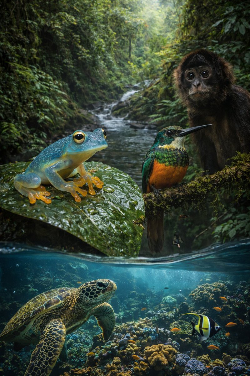 🌎 Día Mundial de la Vida Silvestre
El Chocó es uno de los lugares más biodiversos del planeta.
Ranas, aves, mamíferos e insectos únicos dependen de sus bosques y ríos.
Proteger la vida silvestre es proteger la diversidad.
#VidaSilvestre #Biodiversidad #Chocó #Colombia