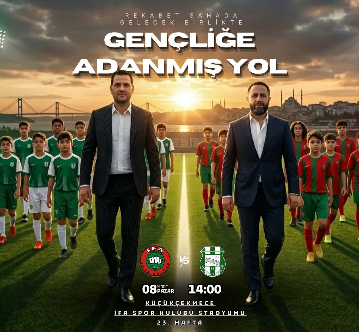 Aynı semtim iki takımı, aynı hedef için omuz omuza.. 🤍💚❤️