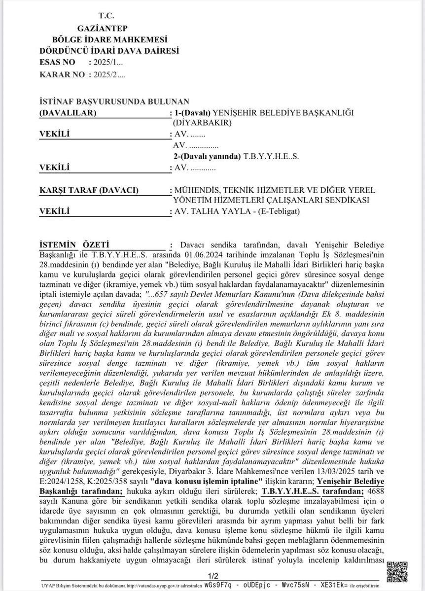 Mühendis Tek-Sen Yerel Sendikası tweet media