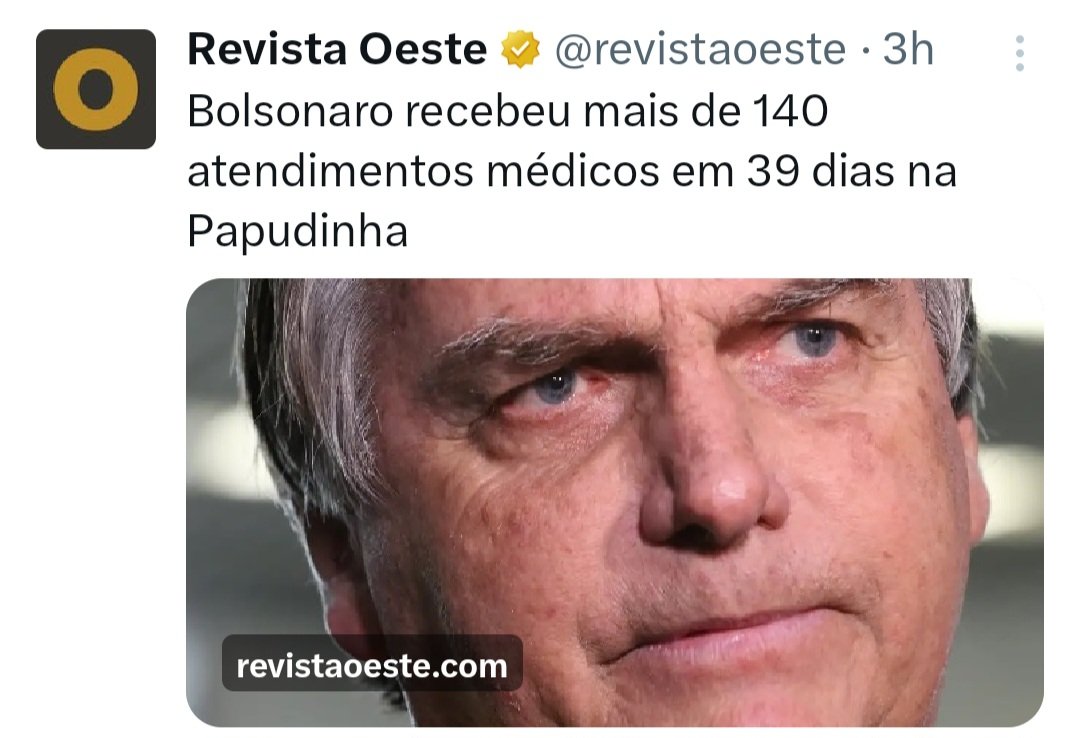 Se ele recebeu mais de 140 atendimentos médicos em menos de 40 dias é porque além de idoso, está debilitado.

O que é preciso para concederem a domiciliar a um homem que nem deveria estar preso?

Traficar? Matar alguém?