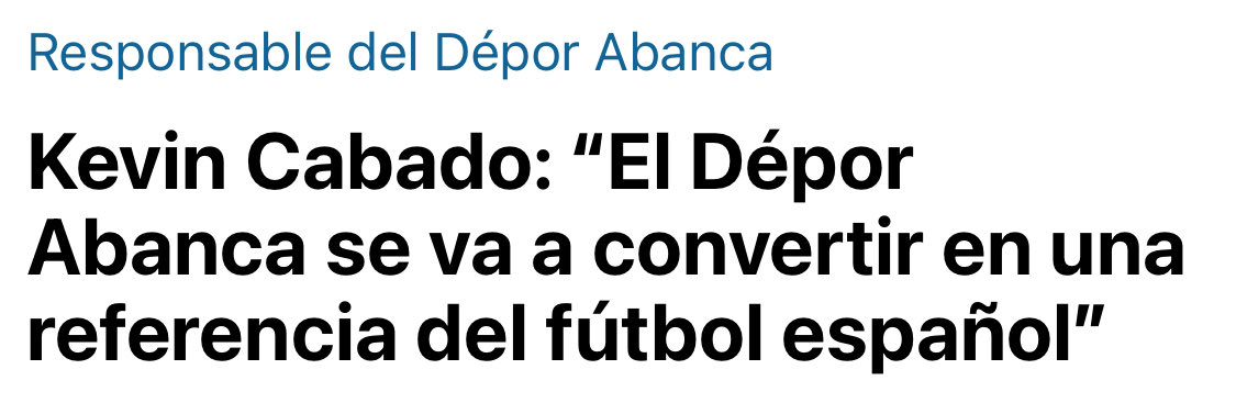 O futuro do #DeporAbanca é preocupante. A xestión das últimas temporadas é pésima, tanto no banquillo como na DD. Kevin segue xogando á ruleta rusa coa sección, na súa utopía de Canteira. 16 de #AsNosas rematan contrato e ollo a saídas sorpresa. Ou cambian as cousas ou pinta mal.