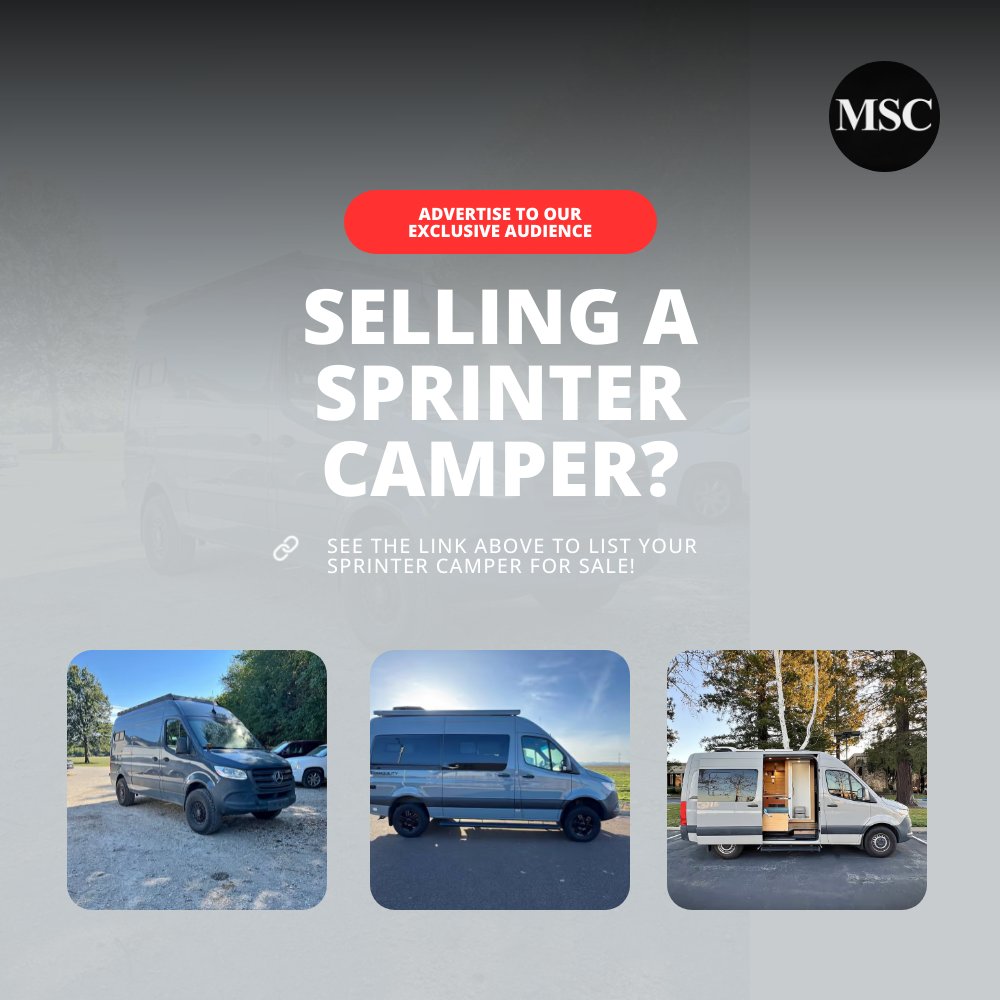 MercedesCamper's tweet photo. Selling a Mercedes Sprinter Camper?
List with us to get Featured ↓
https://t.co/UNt57FsWBG https://t.co/hpQh5qCnmB