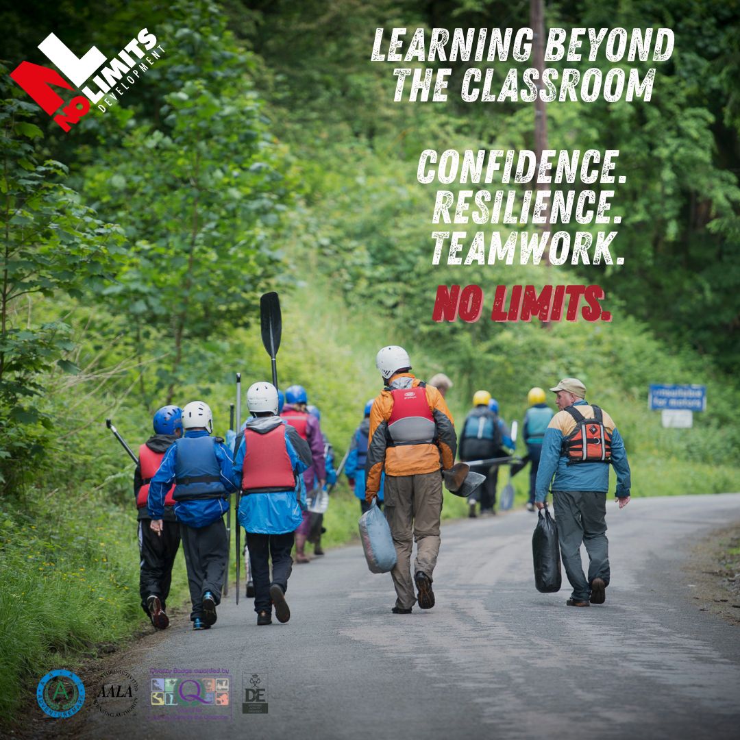 NoLimitsDev's tweet photo. Personal development is experienced, not taught.

At No Limits, we help young people build resilience, confidence, and teamwork by stepping beyond their comfort zones.

#OutdoorEducation #LearningBeyondTheClassroom #NoLimits https://t.co/YrXqNSg2gM