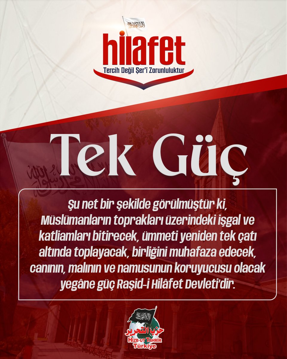 HizbutTahrir Türkiye tweet media