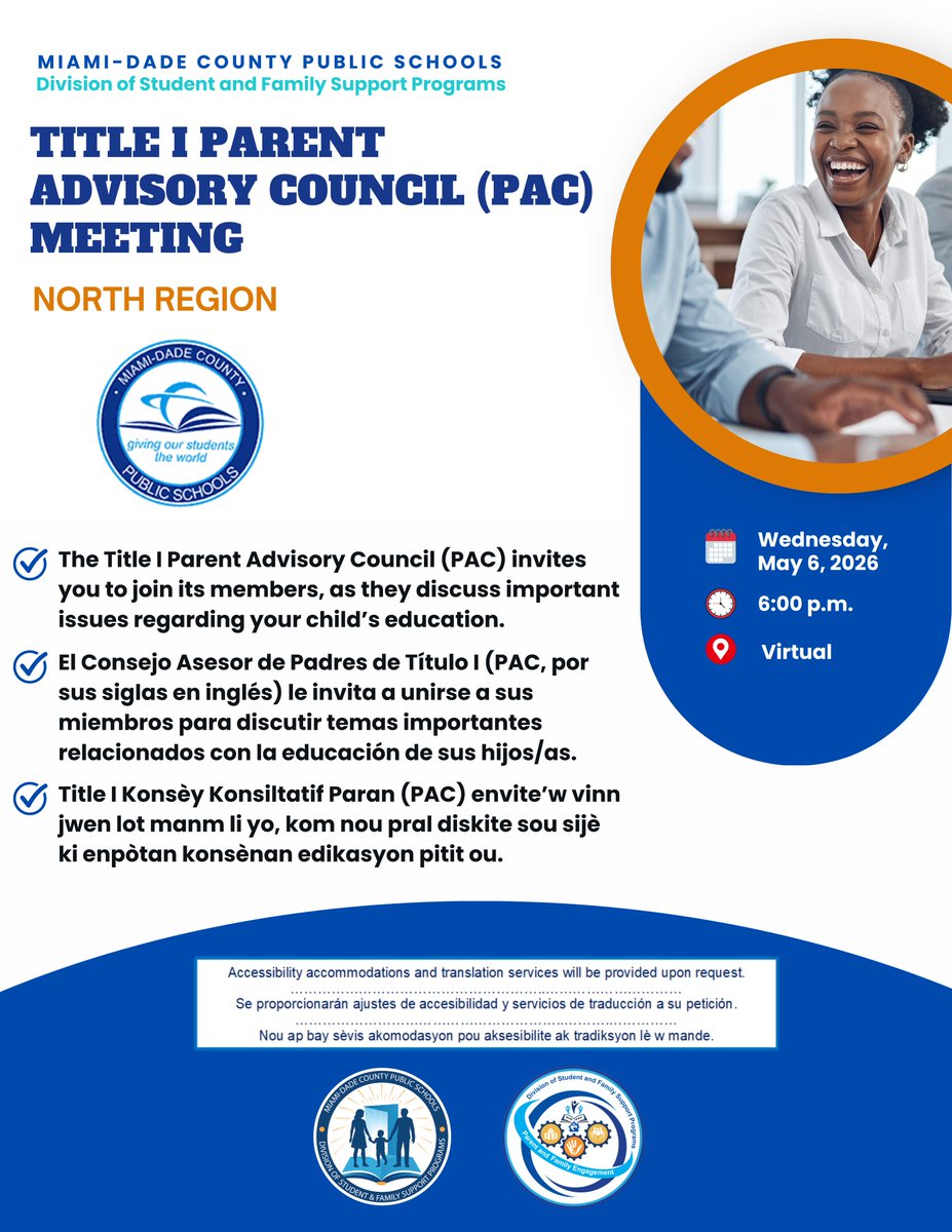 MDCPS Division of Student & Family Support Pgrms. tweet media